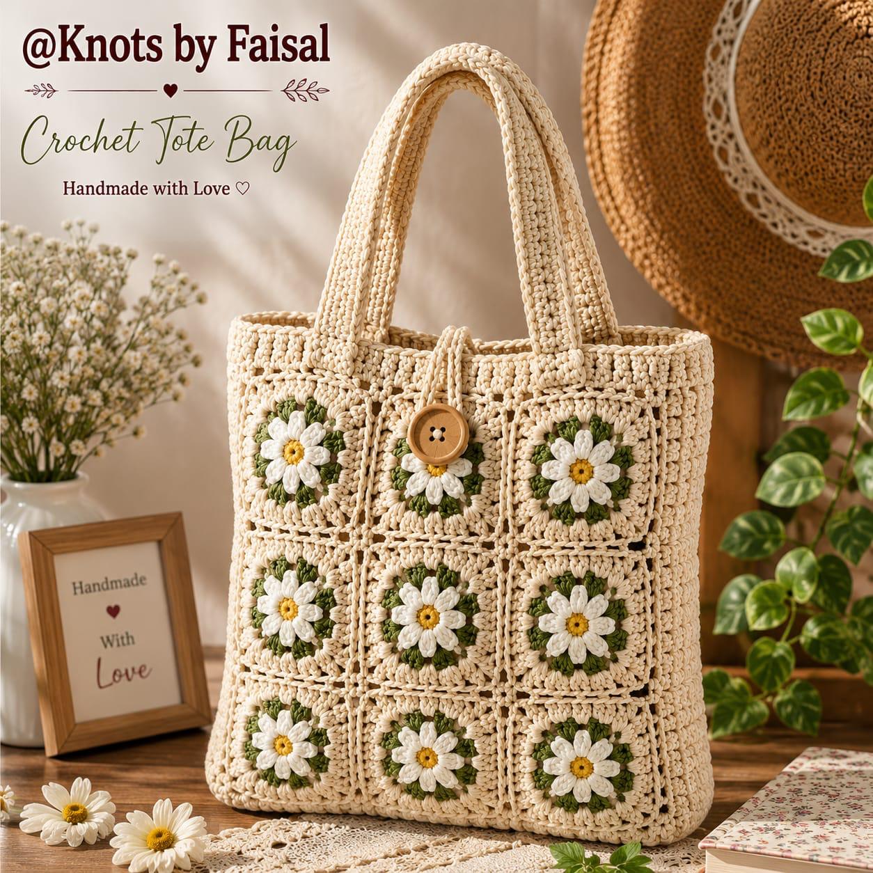Crochet Tote Bag