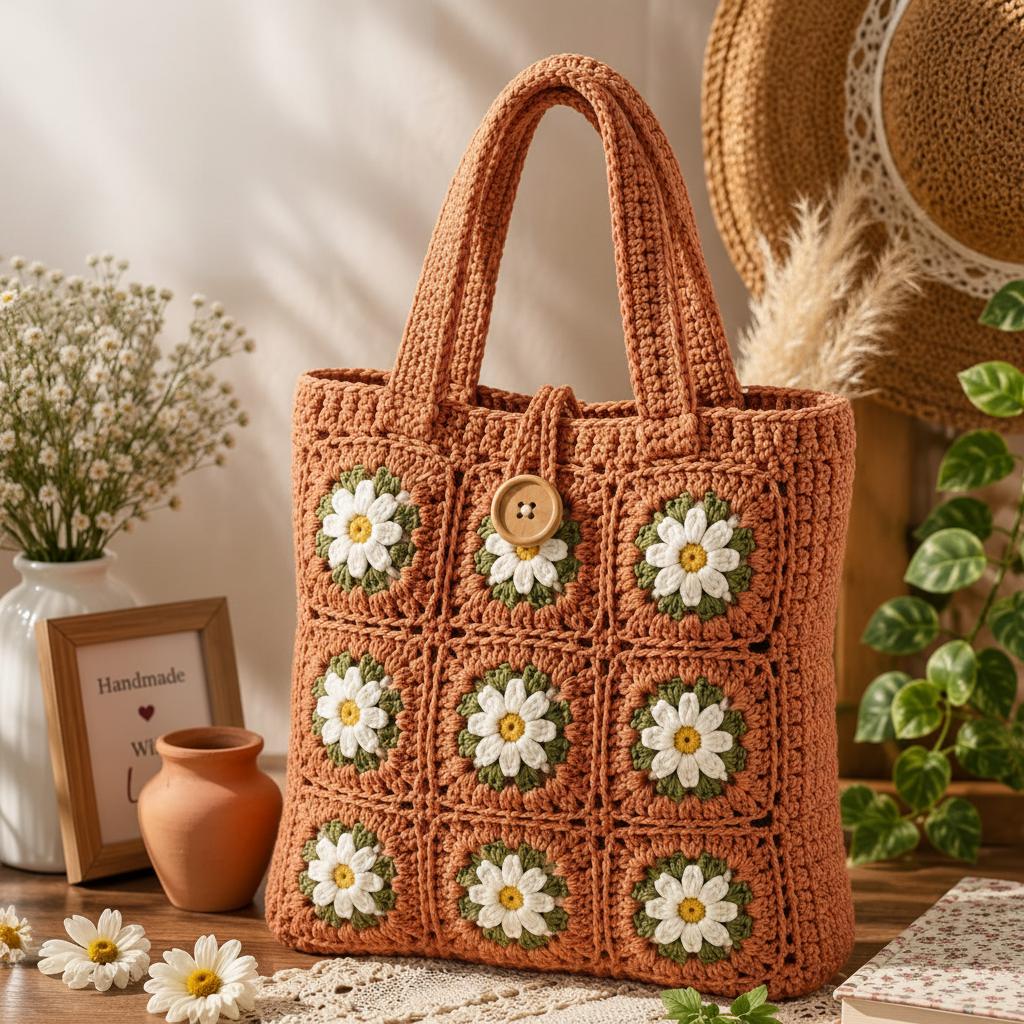 Crochet Tote Bag