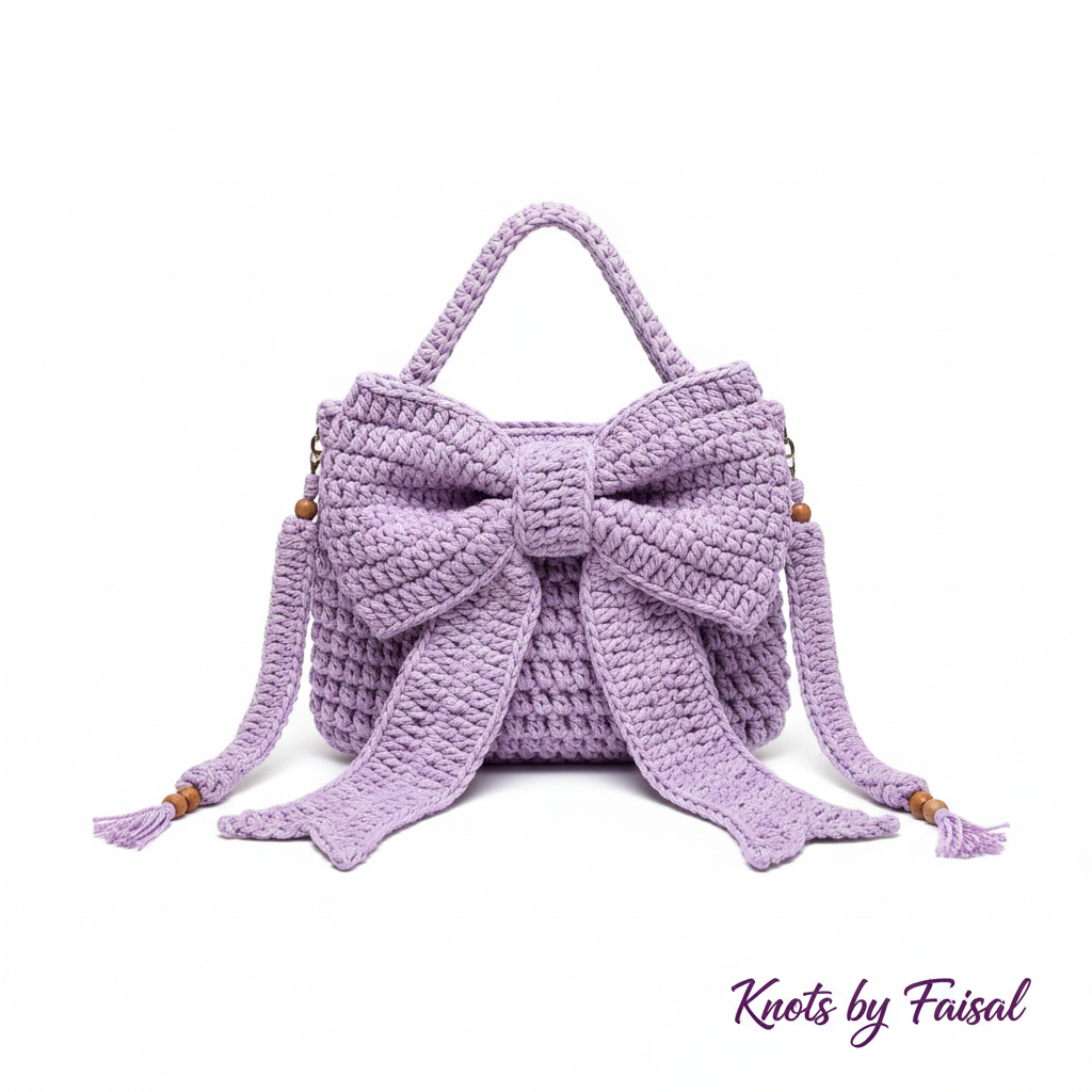 The Bow Bag — Handmade Crochet