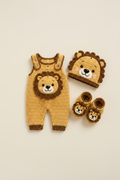 Lion Crochet Baby Romper Set
