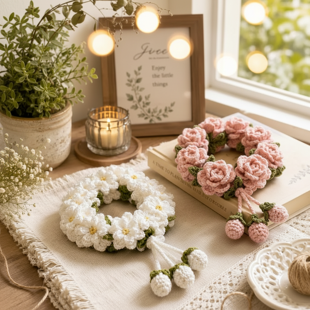 Rosette Crochet Gajray