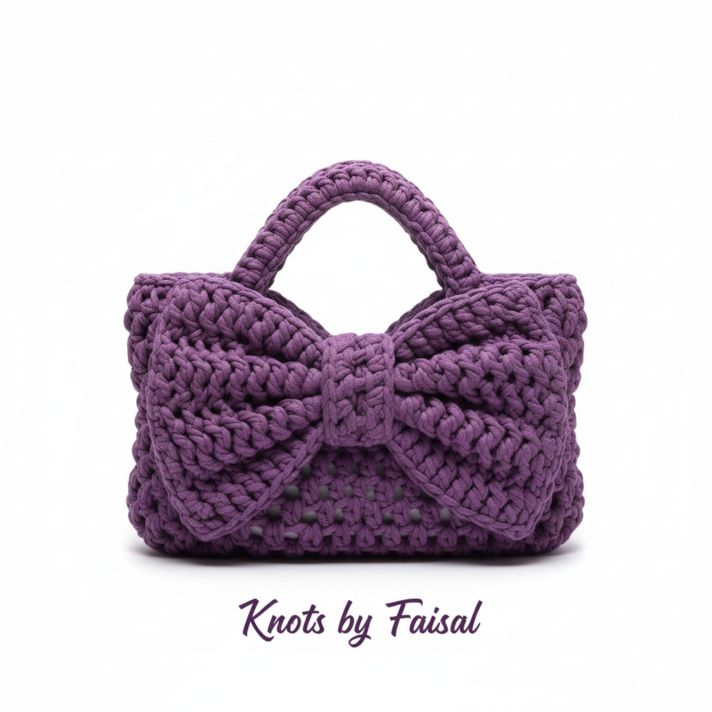 The Bow Bag — Handmade Crochet